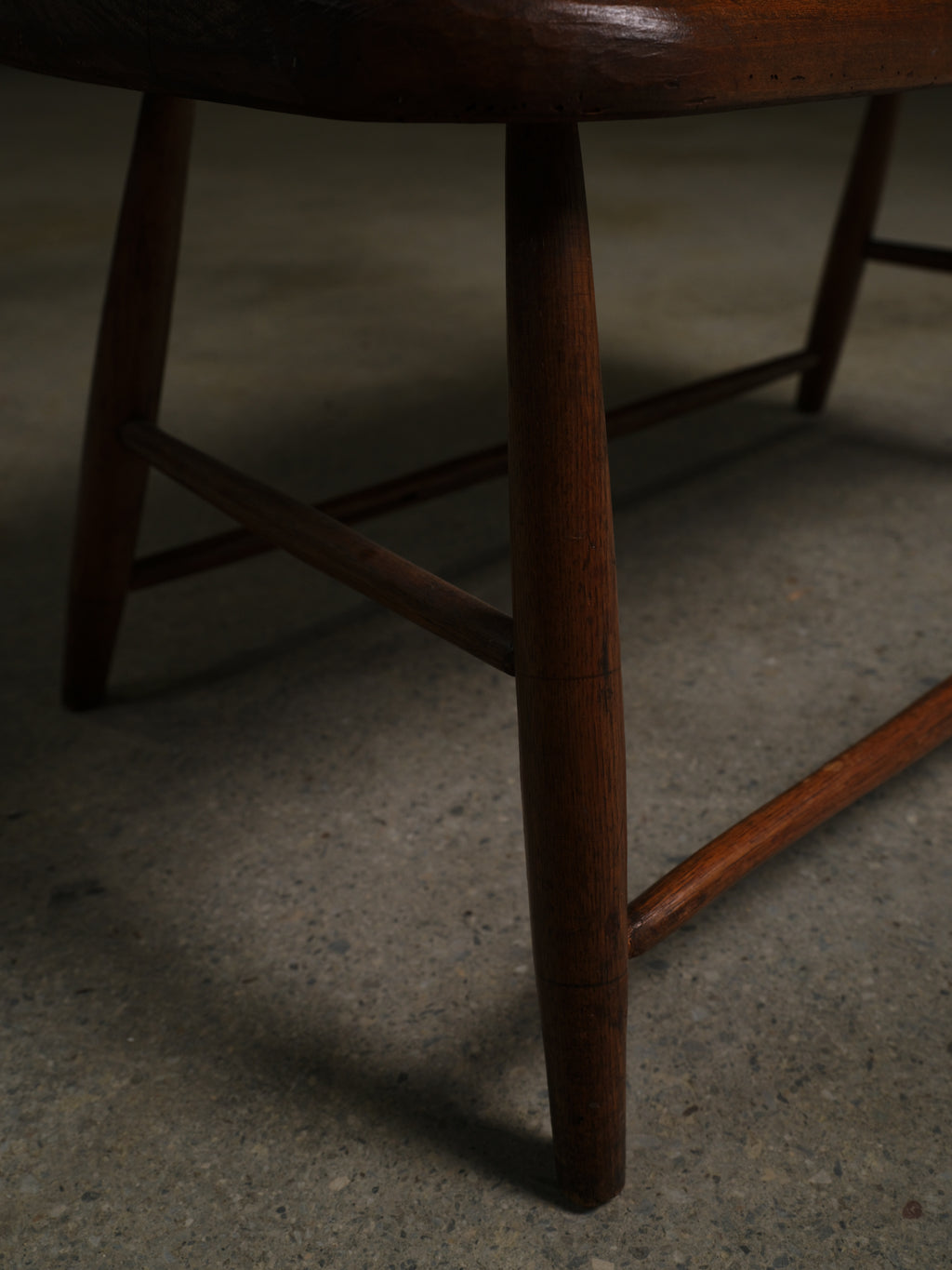 Colonial Windsor Bench, c. 1850