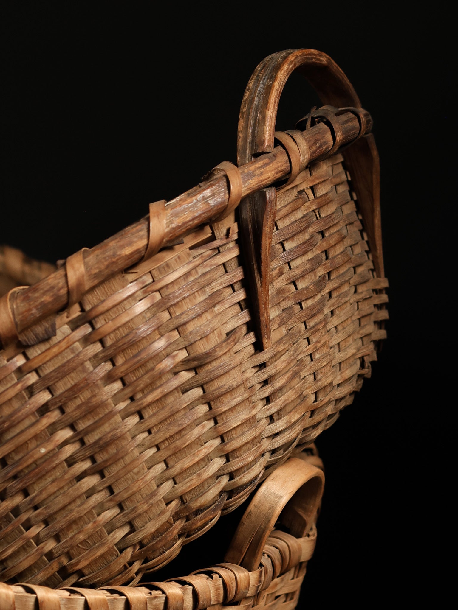 Ensemble of Four Woven Baskets, c. 20th Century