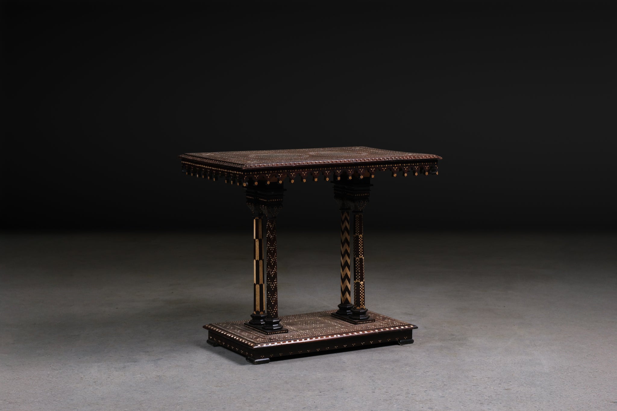 Moorish Inlaid Desk, c. 1920