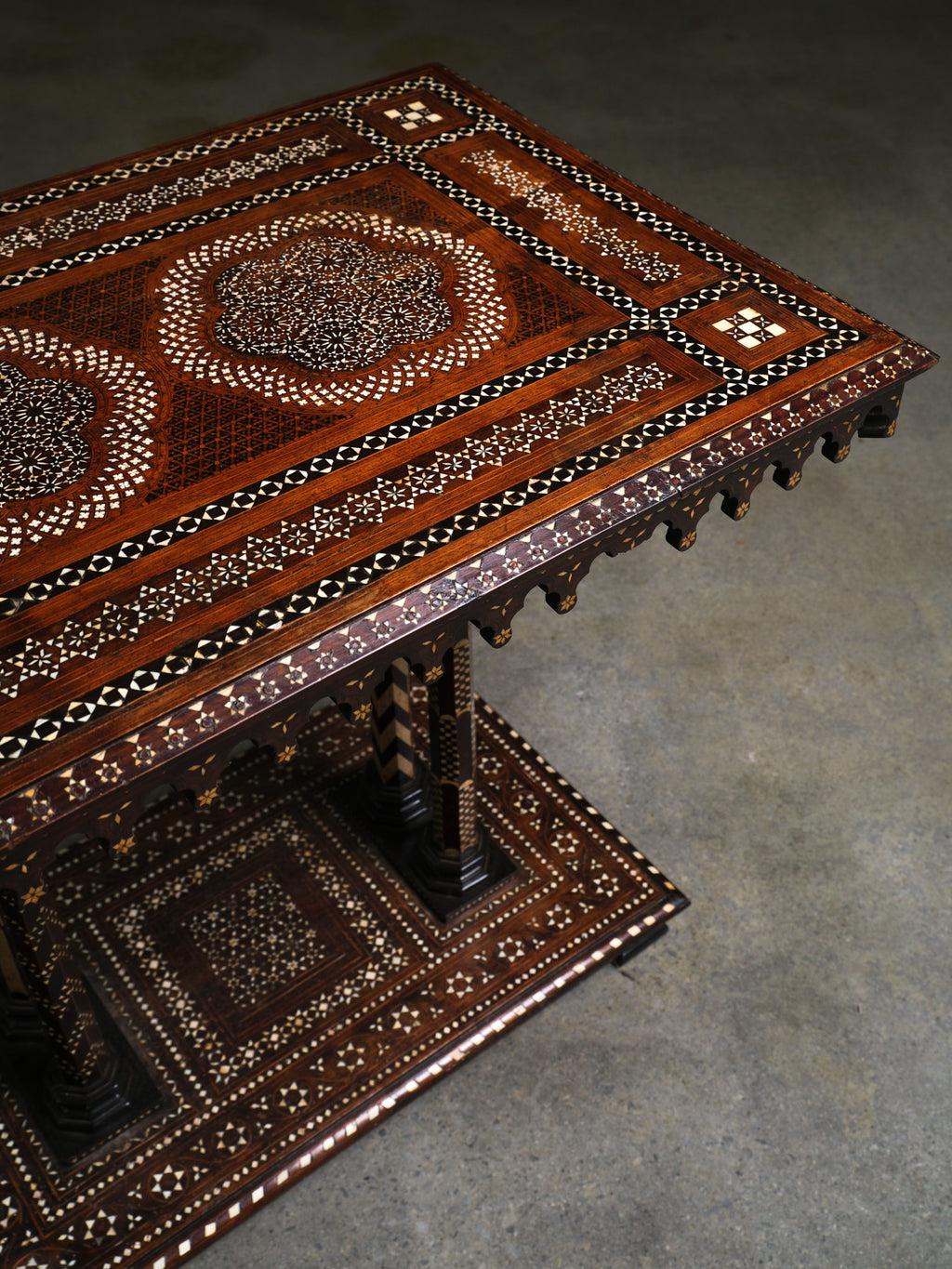 Moorish Inlaid Desk, c. 1920