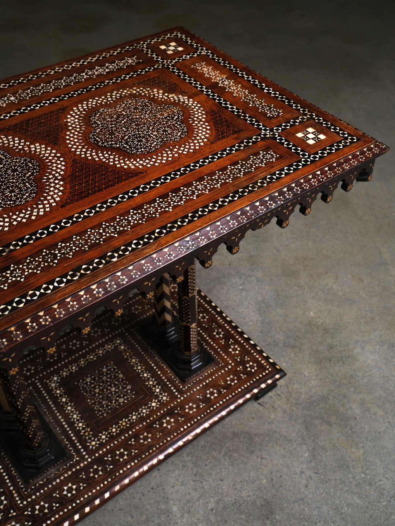 Moorish Inlaid Desk, c. 1920